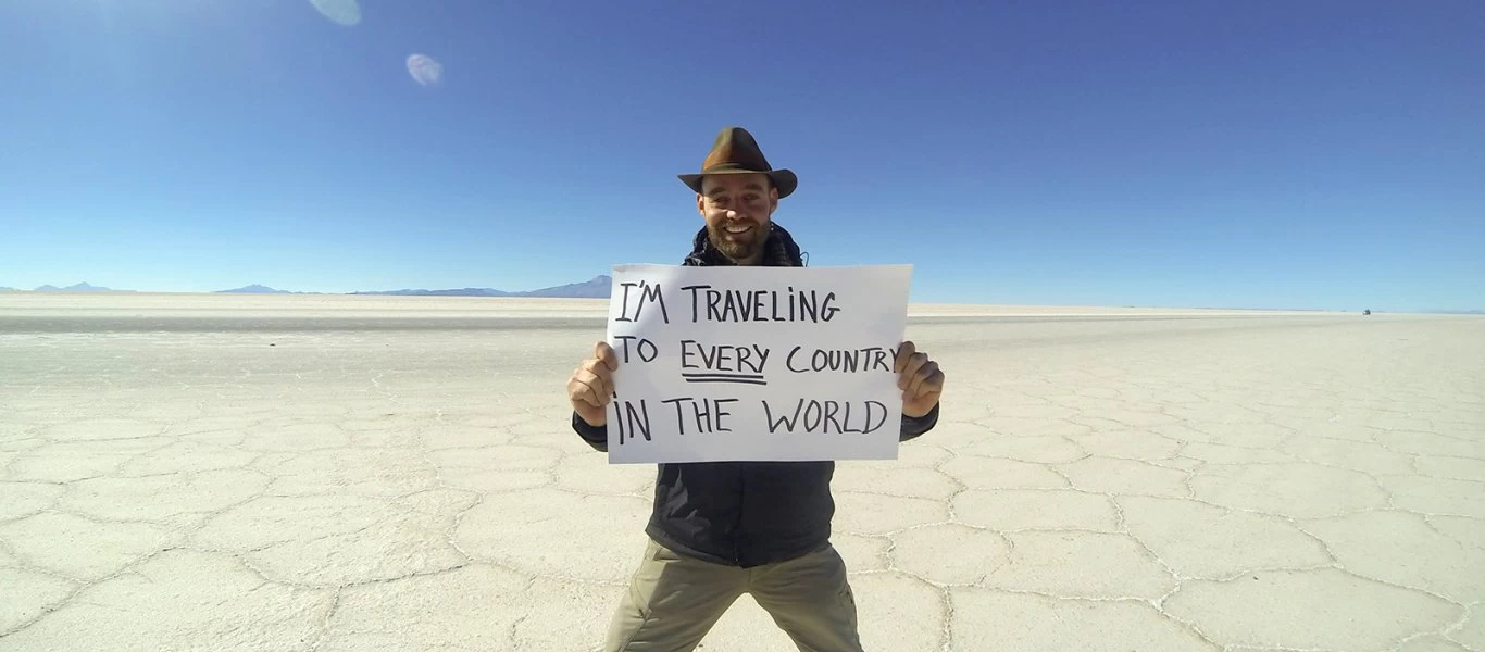 Τhor: O άνδρας που έχει καταφέρει να ταξιδέψει σε 194 χώρες... χωρίς αεροπλάνο (βίντεο)